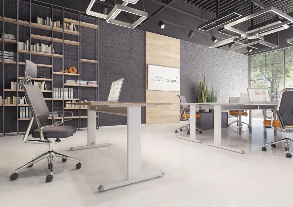 Jak dobrać nogi do stołu: suma długości nóg, blatu i stopek daje ok. 750 mm; prześwit 620–650 mm; regulacja 10–20 mm, do 30 mm.