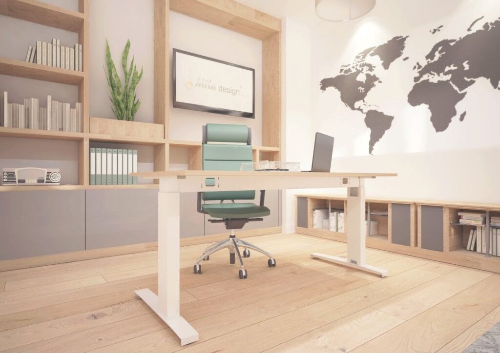 Stelaż składany do stołu do biur i sal: nośność 60–80 kg (często 100 kg+), profile stalowe 40×20–50×25 mm, stopki 10–15 mm.